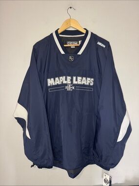 Vintage Toronto Maple Leafs Windbreaker / XL / NEW / CCM / NHL